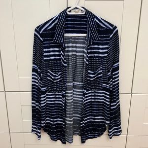 Double breasted Light weight button up.